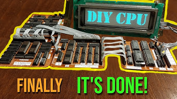 8-bit CPU Made From Scratch. Can It Play Movies?