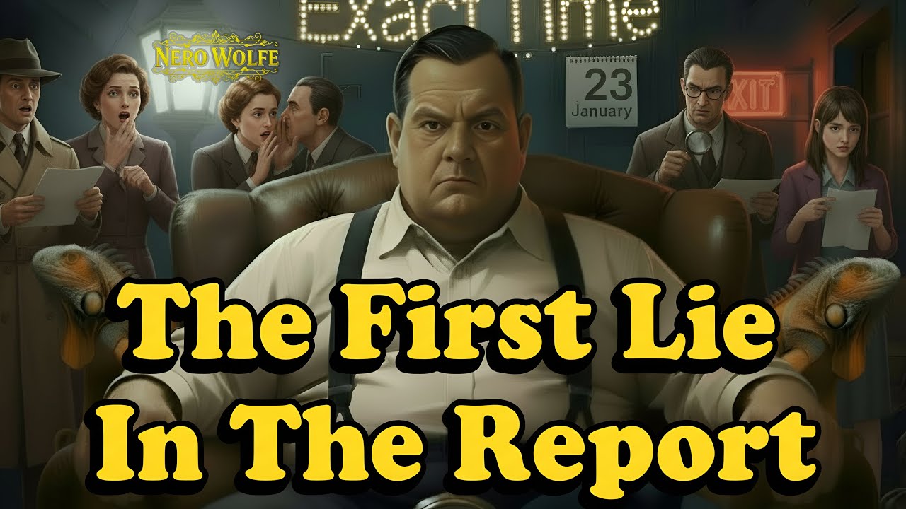 The First Lie In The Report | A Nero Wolfe Mystery
