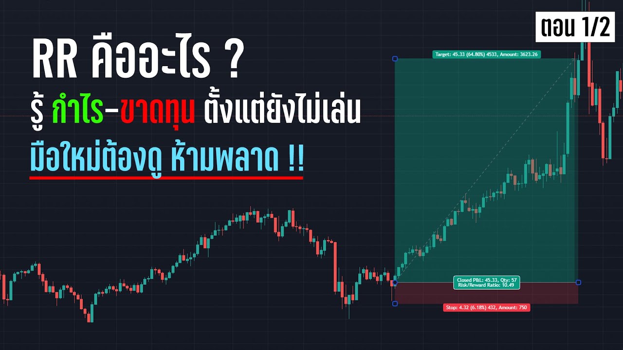 คำนวนกำไร-ขาดทุน รู้กำไรตั้งแต่ยังไม่เล่น RR คืออะไร? สอนเทรด ตอน 1/2  -  ORC Crypto