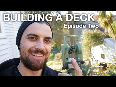 Theodolite Set-out on a Slope | Building a Deck Episode Two | Building New Zealand