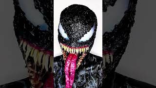 Insane Venom Transformation! 🖤🕷️​​#venom #makeup #cosplay #marvel #fyp #explore #reels #viral #sfx