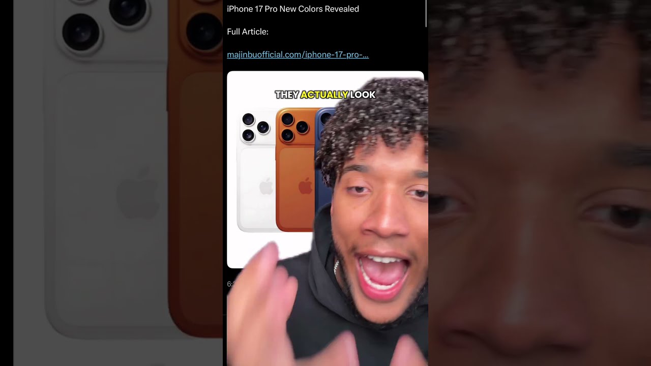 This New IPhone 17 Pro Color Is Interesting C Carterpcst Techiphonehacks Apple Iphone17