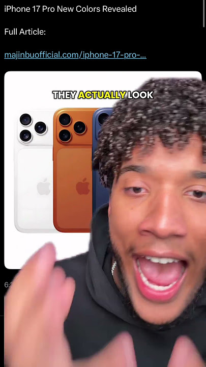 This new IPhone 17 Pro Color is… interesting #c#carterpcst#techiphonehacks #apple #iphone17