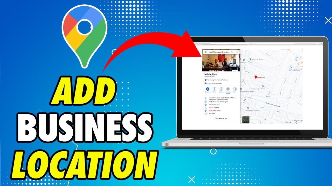 How to Add Business Location on Google Maps - YouTube