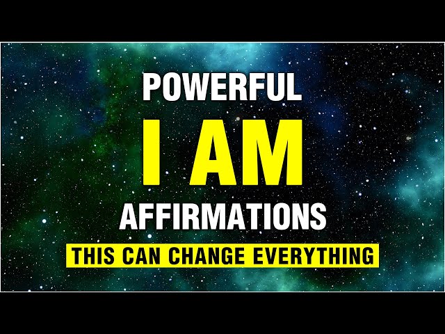 Powerful 'I AM' Affirmations | Listen for 21 days |90+ Success, Health, Wealth Affirmation |Manifest class=