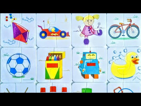 My First Match It Game - All My Toys Puzzle - The Learning Journey