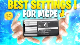 Best SETTINGS For Minecraft Pe 1.20 | Mcpe SECRET Settings 😍