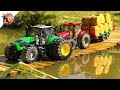 Bruder traktor farm rc deutz and case on the bridge