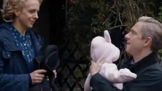 episode involving on-screen husband and wife Martin Freeman and Amanda Abbington.