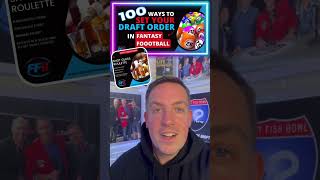 Shot Glass 🥃 Roulette to Determine Fantasy Football 🏈 Draft Order - #Shorts #NFL #Draft