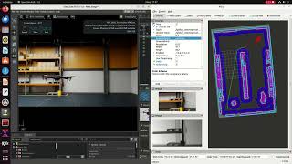 Pegasus Ardupilot running nvblox and nav2 in isaac-sim warehouse with shelves scene.