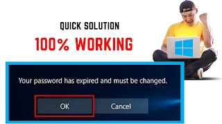 your password has expired and must be changed windows 10, how to remove windows 10 password