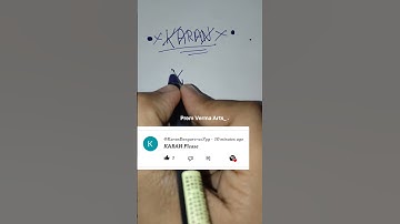 Karan name logo✨#shorts #shortvideo #youtubeshorts #viral #logo #Karan.....