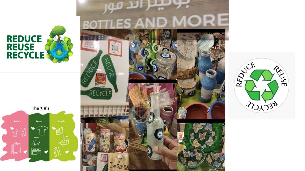 Reduce / Reuse / Recycle Hand made ( Decoupage ) - YouTube