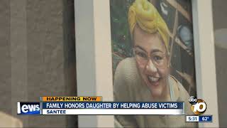 East County family honors daughter's memory by helping domestic abuse victims