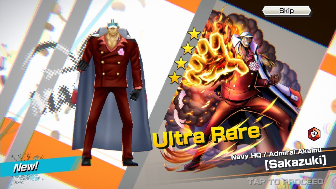 Admiral akainu (Sakazuki) gameplay. One piece bounty rush YouTube