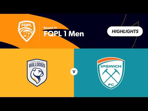 FQPL 1 Men Round 10 - Capalaba FC vs. Ipswich FC Highlights — football highlights