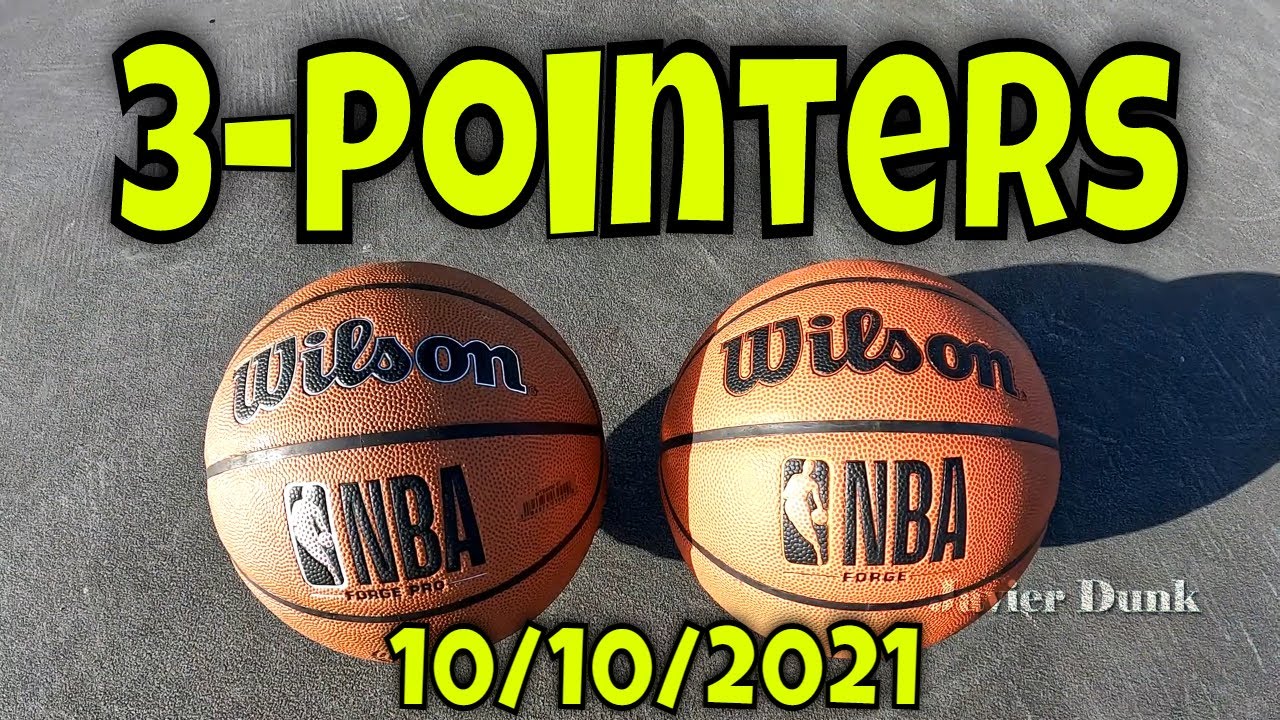 🏀 3-Point Shooting Workout | Wilson NBA Forge Pro Brown & Wilson NBA Forge Brown | October 10, 2021