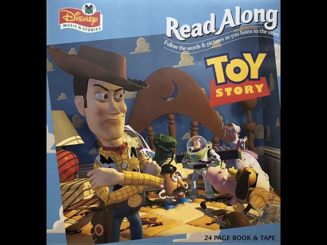 Disney Read Along Toy Story Book And Audio Cassette Tape Walt Disney