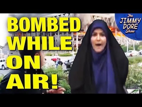 Thumbnail for Israel Bombs Iranian TV While They Were ON AIR!