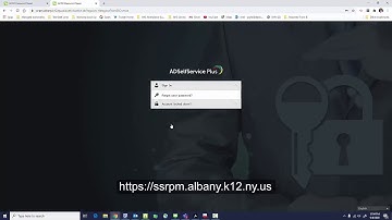 Self-Service Password Reset Enrollment