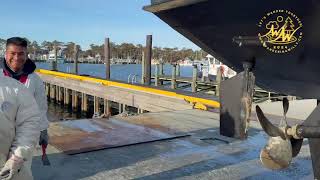Haul Out To Replace Zincs - Safe Harbor, Wanchese, NC 12.10.25