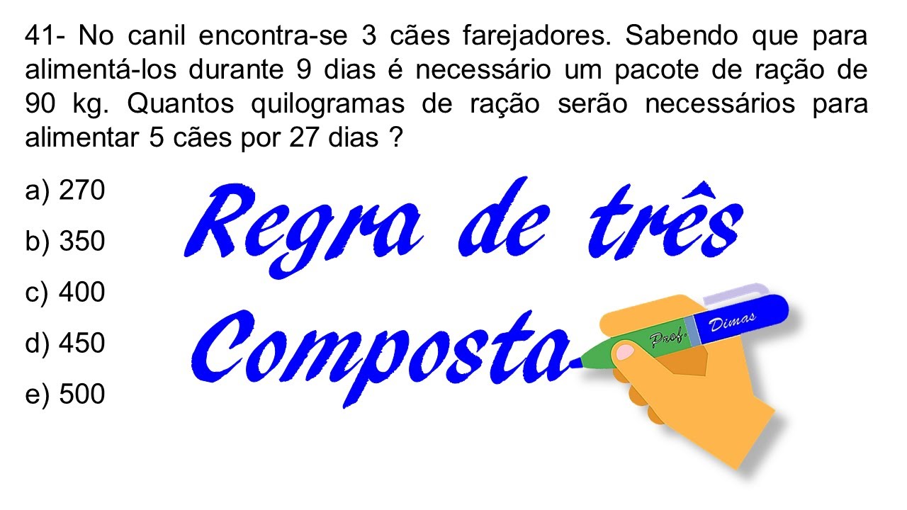 Questoes De Regra De Tres Composta - FDPLEARN