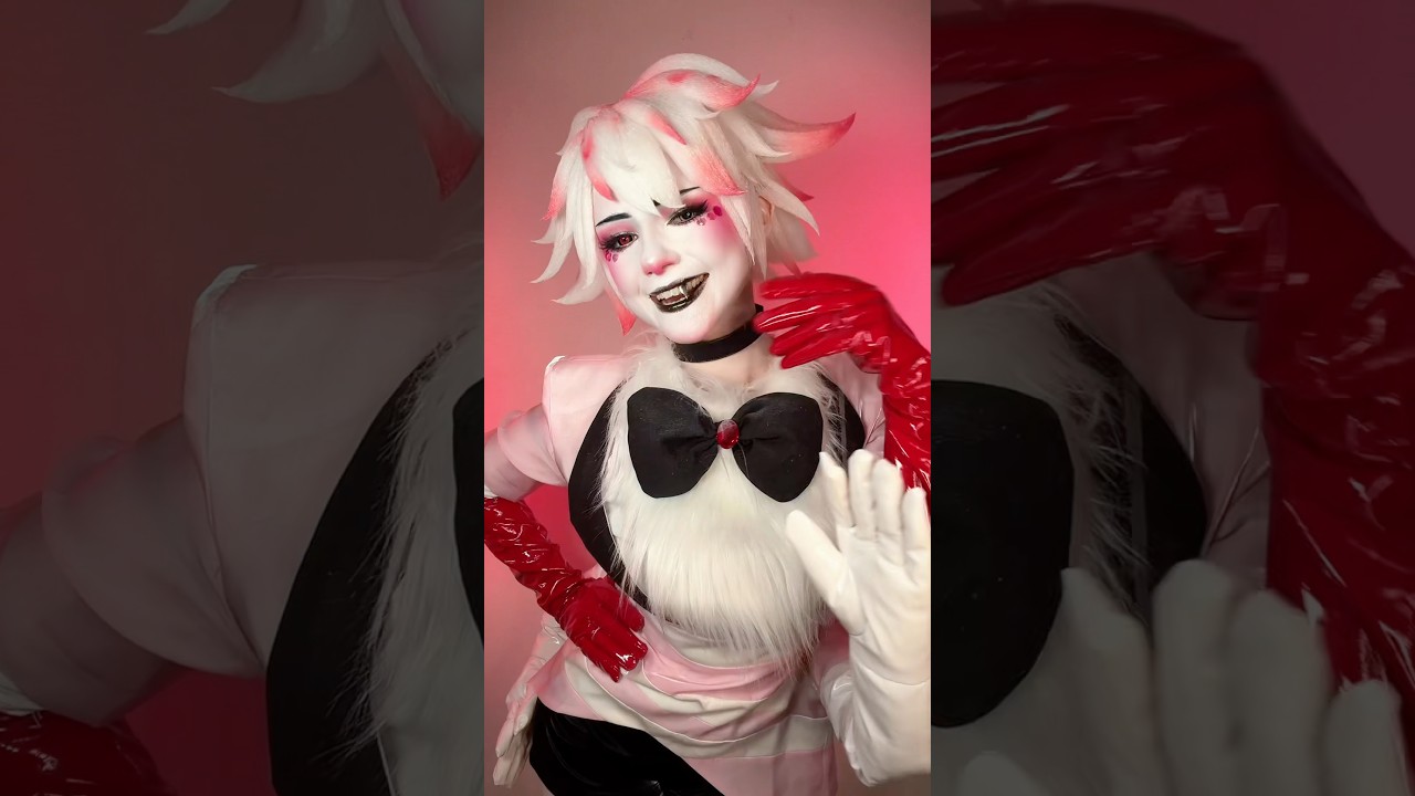 Angel Eye Makeup Transformation - Hazbin Hotel Cosplay #hazbinhotel #cosplay #makeuptransformation