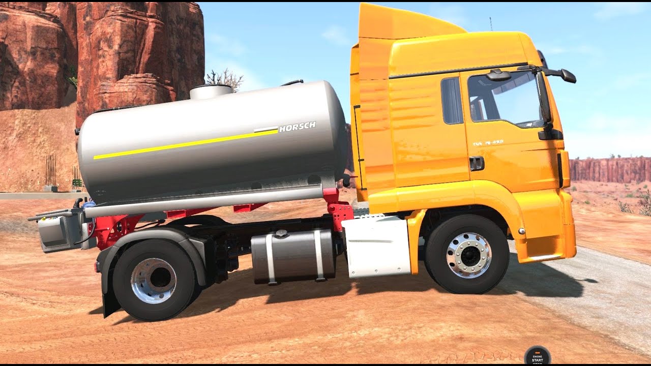 BeamNG Drive - MAN TGS High End Fertilizer Truck in Utah