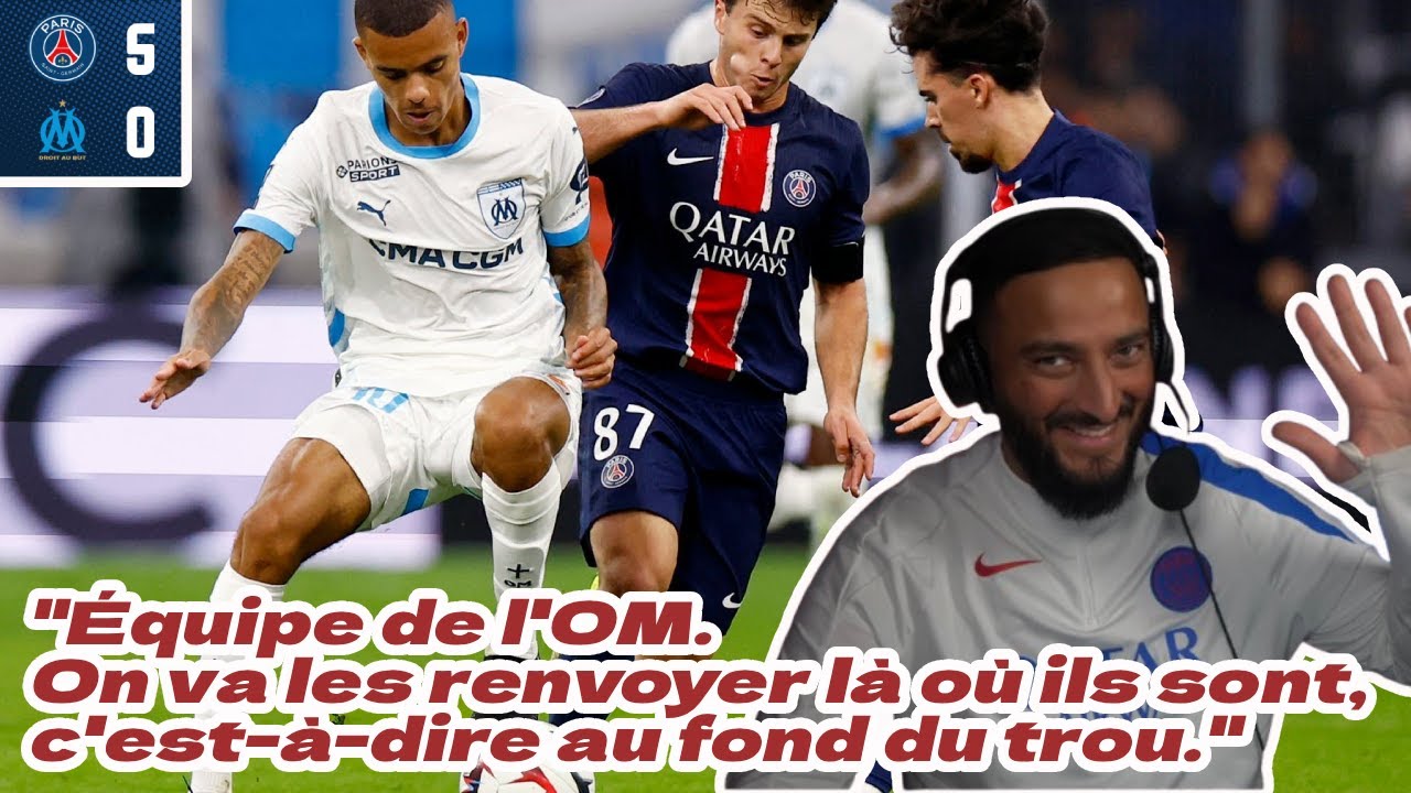 💥🔥 Les réactions de L’Immigré Parisien | PSG 5-0 Marseille |HUMILIATION TOTALE | Ligue 1