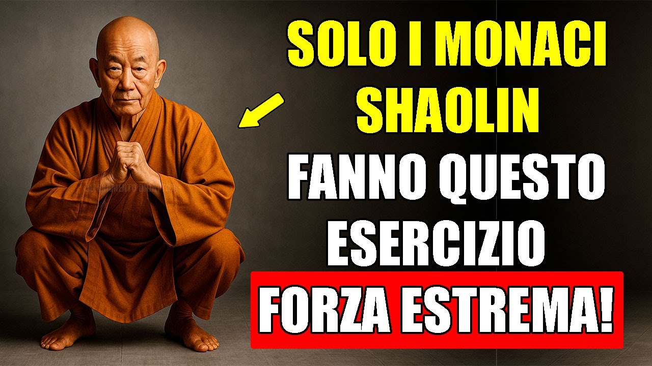 3 ESERCIZI SEMPLICI DEI MONACI SHAOLIN PER NON INDEBOLIRSI MAI