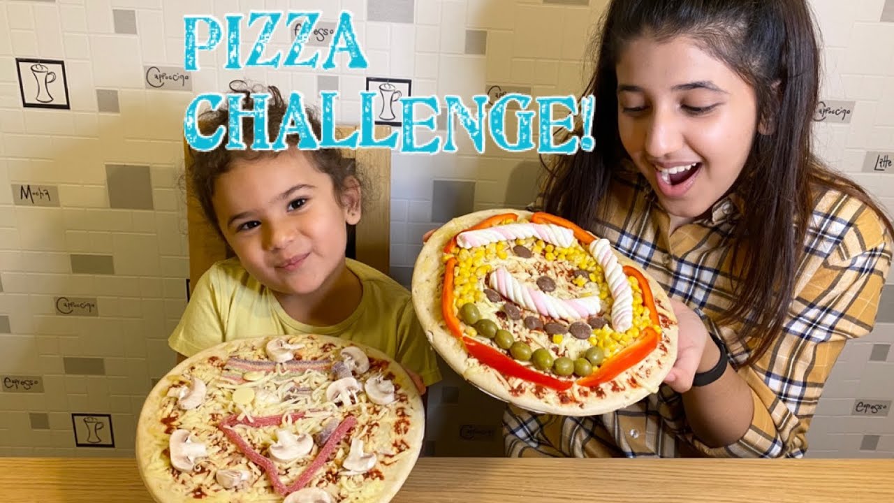 PIZZA CHALLENGE WITH ANAYA! Gummies on PIZZA?! *so disgusting*