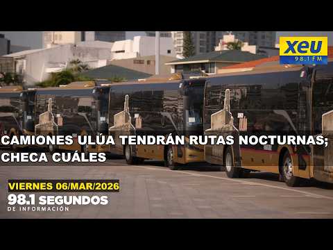 Camiones Ulúa tendrán rutas nocturnas; checa cuáles
