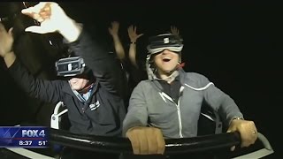 Six Flags adds virtual reality to roller coaster