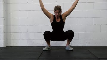 Deep Squat with Overhead Reach