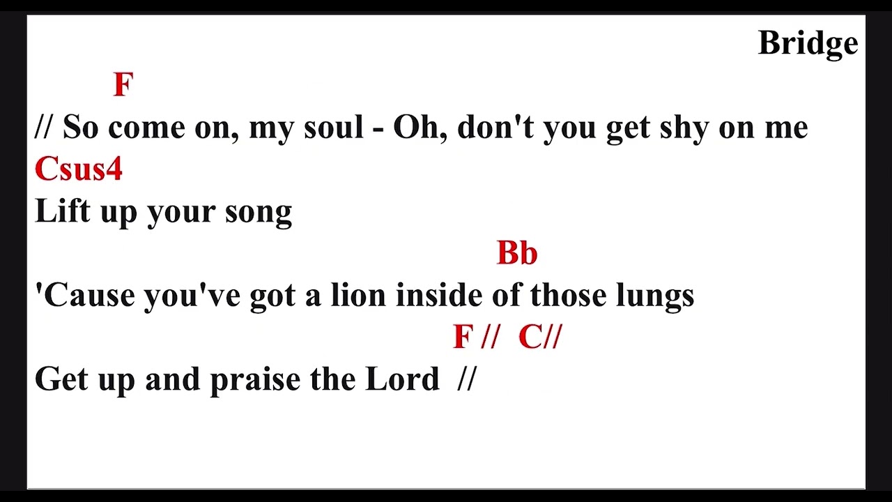 Gratitude - Brandon Lake Cover with Lyrics and chords (Key of F)