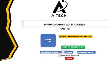 MFUMO WA MATOKEO WA EXCEL Part 01  UTANGULIZI #excel #managementsystem #result #introduction