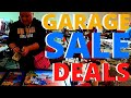 GARAGE SALE DEALS, THESE FOLKS WERE READY TO SELL