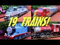 The Great Model Train Race With 19 Trains