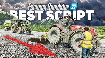 TOP 9 BEST SCRIPT for FARMING SIMULATOR 22 ! (Follow me, Real dirt color...)