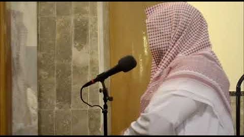 تلاوة جميلة للقارئ سعيد السرحاني