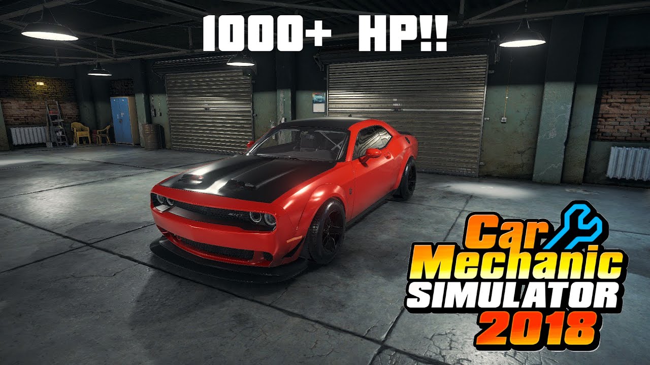 Building a 1000Hp 2018 Dodge Demon | Car Mechanic Simulator