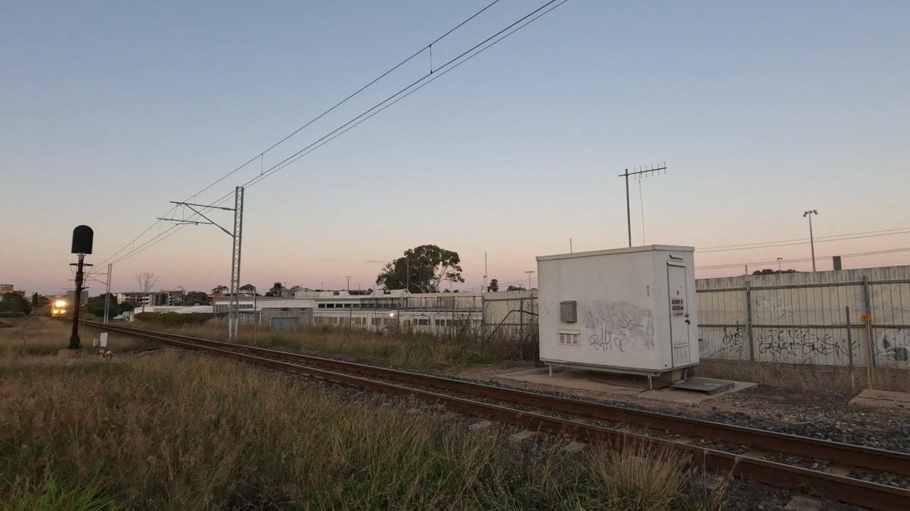 Late Tilt Train through Gladstone.