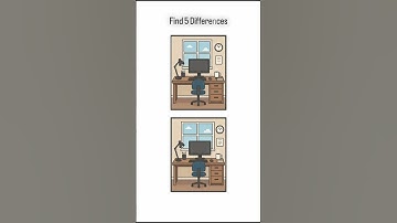 Can You Spot All the Differences? Test Your Eyes Now!#findthedifference #shortchallenge #braingames