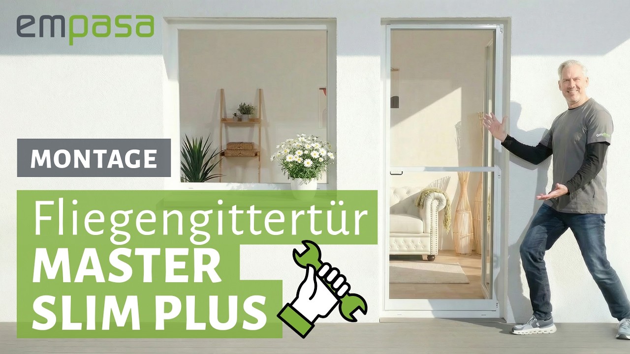 Fliegengittertür MASTER SLIM PLUS montieren – Einfache Schritt-für-Schritt Anleitung | empasa