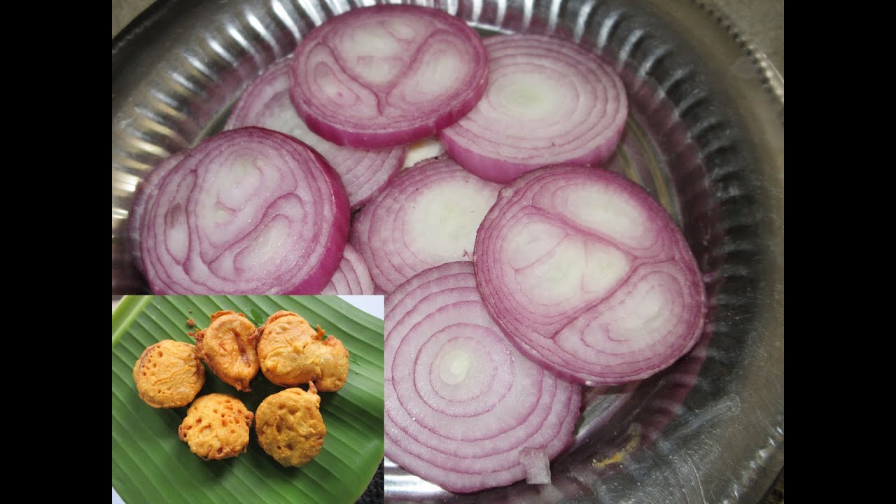Cooking Onion Recipe in My Village Indian Onion bhaji VILLAGE FOOD