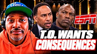 T.O. Calls for ESPN to Suspend Stephen A. Smith & SAS Fires Back