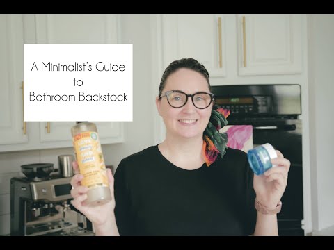 A Minimalist's Guide to Bathroom Backstock