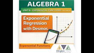 Exponential Regression with Desmos | Algebra 1 in Texas (A.9ABCDE)