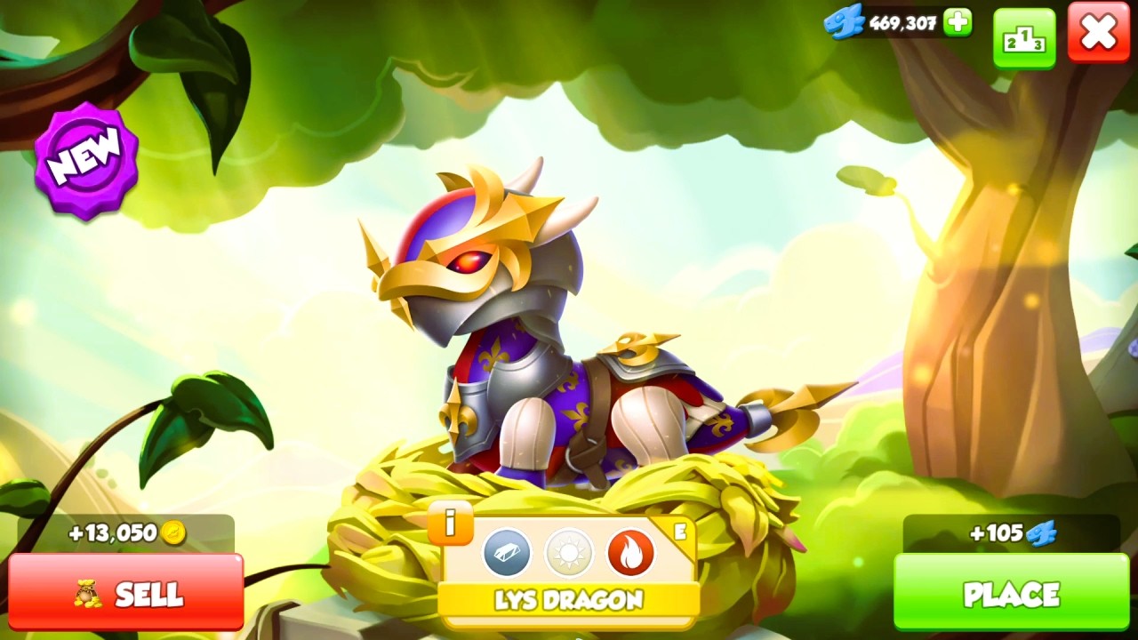 Hatched Lys dragon-Dragon Mania legends | July 2026 dragon oracle